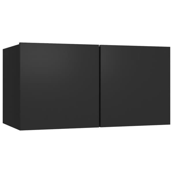 The Living Store væghængt tv-skab 60x30x30 cm sort - TV-møbler