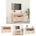 Miniatyrbild 1 av 11: The Living Store Tv-bänk 79x35x52 cm massiv furu -  TV-bänkar