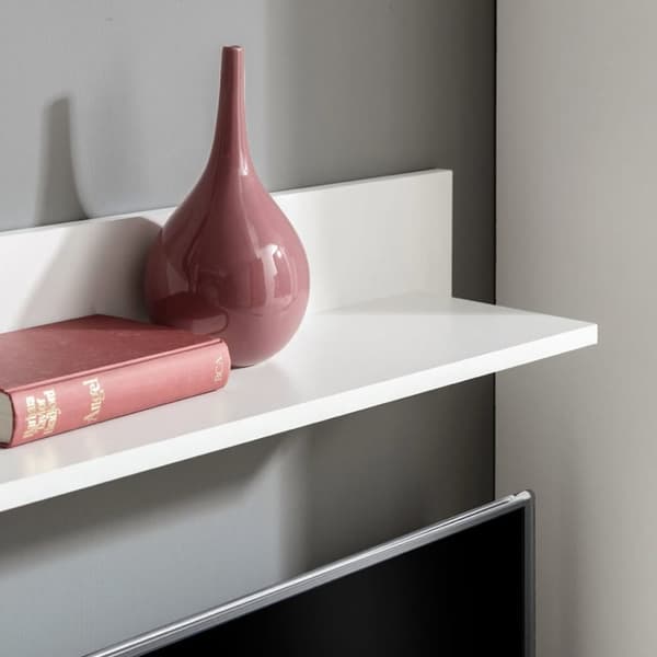 The Living Store TV-möbel med väggskåp och LED 5 delar svart -  TV-bänkar