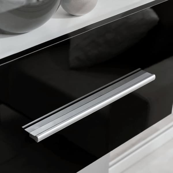 The Living Store TV-möbel med väggskåp och LED 5 delar svart -  TV-bänkar