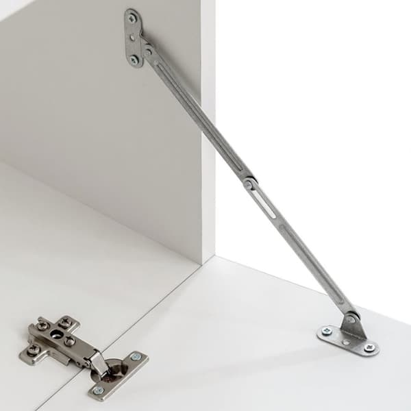 The Living Store TV-möbel med väggskåp och LED 5 delar svart -  TV-bänkar