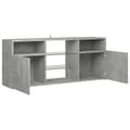 Pikkukuva 9 / 11: The Living Store TV-taso LED-valoilla betoninharmaa 120x30x50 cm -  TV-tasot