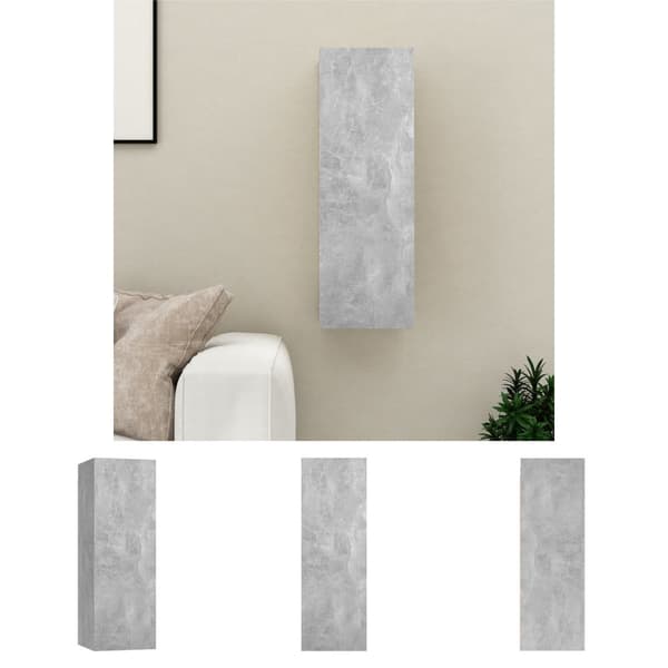 The Living Store TV-taso betoninharmaa 30,5x30x90 cm lastulevy -  TV-tasot