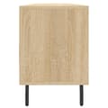 Miniatyrbillede 8 af 11: The Living Store tv-bord 150x30x44,5 cm konstrueret træ sonoma-eg -  TV-møbler