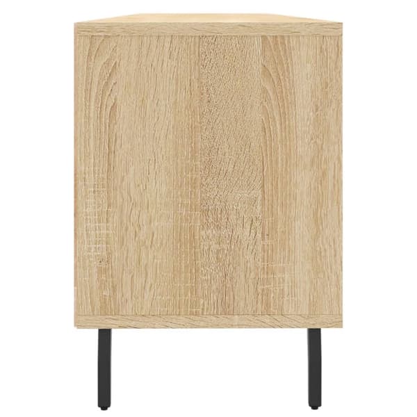 The Living Store tv-bord 150x30x44,5 cm konstrueret træ sonoma-eg -  TV-møbler