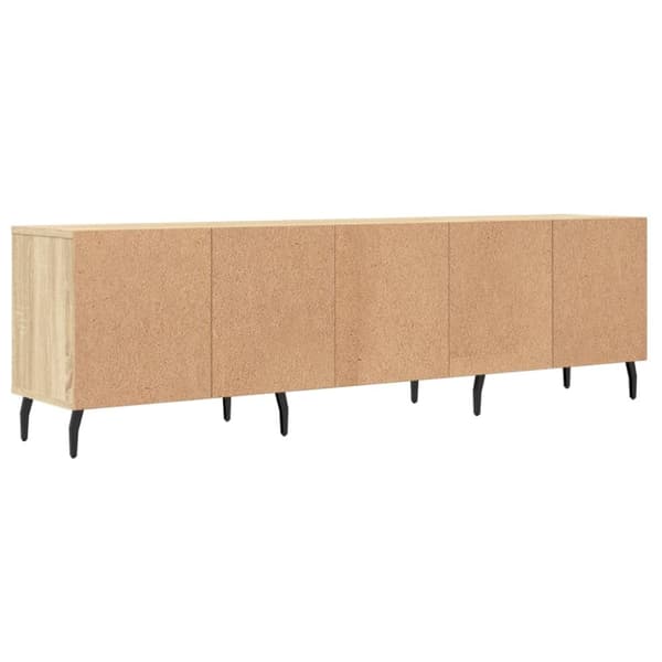 The Living Store tv-bord 150x30x44,5 cm konstrueret træ sonoma-eg -  TV-møbler