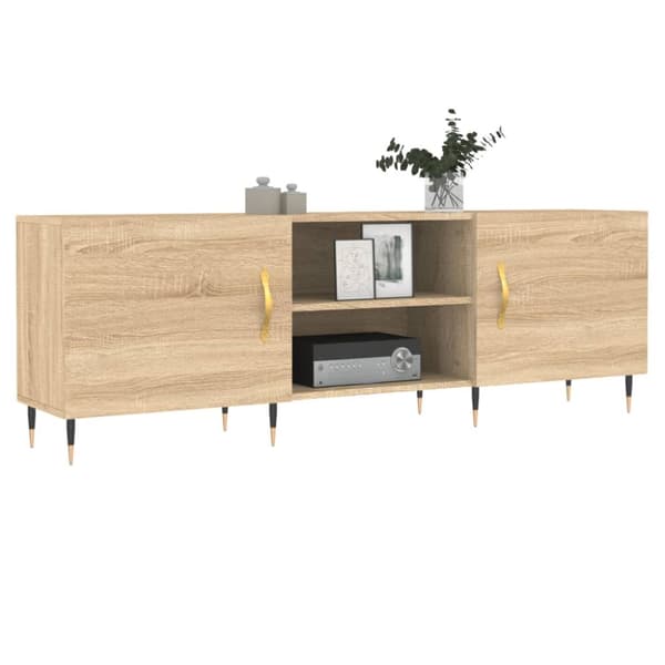 The Living Store TV-taso Sonoma-tammi 150x30x50 cm tekninen puu -  TV-tasot