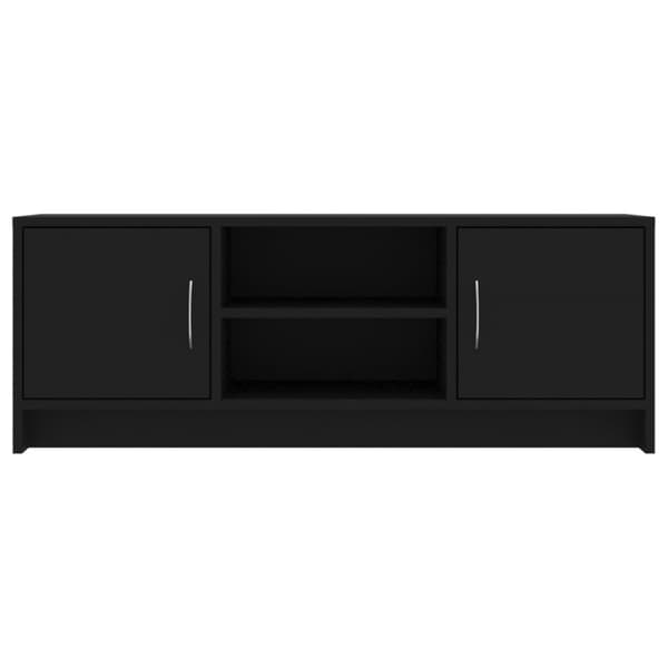 The Living Store Tv-bänk svart 102x30x37,5 cm konstruerat trä - TV-bänkar