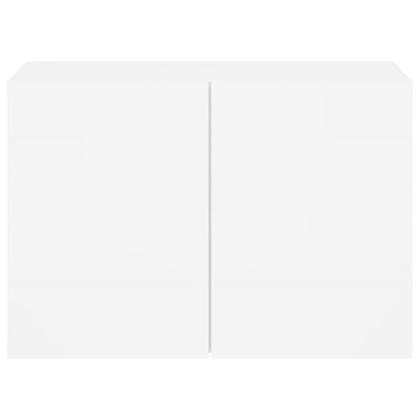 The Living Store væghængt tv-bord 60x30x41 cm hvid -  TV-møbler