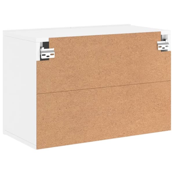 The Living Store væghængt tv-bord 60x30x41 cm hvid -  TV-møbler