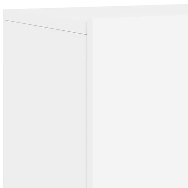 The Living Store væghængt tv-bord 60x30x41 cm hvid -  TV-møbler