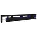 Miniatyrbillede 3 af 11: The Living Store tv-bord med LED-lys 290x36,5x40 cm sort -  TV-møbler