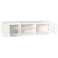 Miniatyrbillede 5 af 11: The Living Store tv-bord 140x35x40 cm massivt fyrretræ hvid -  TV-møbler