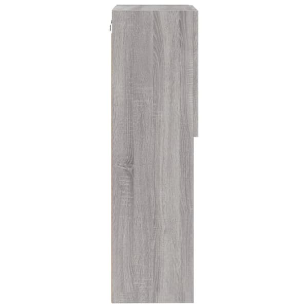 The Living Store TV-kaappi LED-valoilla harmaa Sonoma 40,5x30x102 cm - TV-tasot