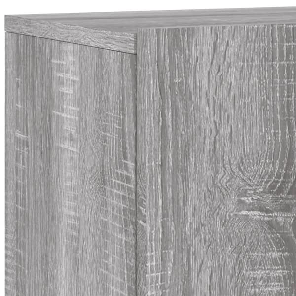 The Living Store TV-kaapit seinäkiinnitettävä 2 kpl harmaa Sonoma 60x30x41 cm - TV-tasot