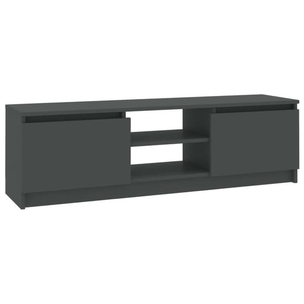The Living Store Tv-bänk grå 120x30x35,5 cm konstruerat trä -  TV-bänkar