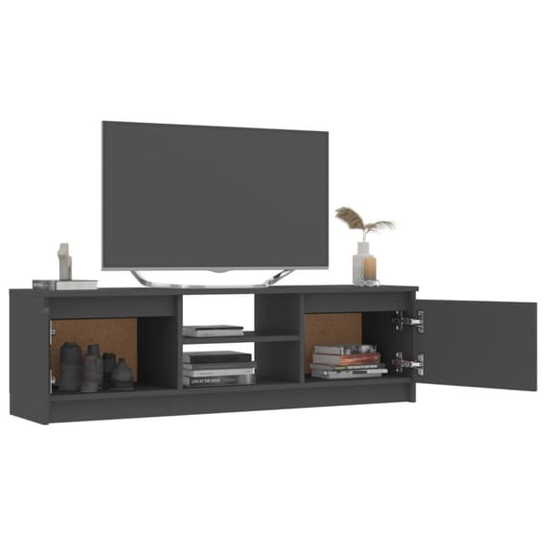 The Living Store Tv-bänk grå 120x30x35,5 cm konstruerat trä -  TV-bänkar