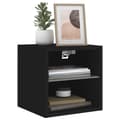 Miniatyrbild 7 av 11: The Living Store Väggmonterad tv-bänk LED 2 st svart 30x28,5x30 cm -  TV-bänkar