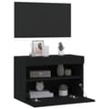 Miniatyrbild 8 av 11: The Living Store Väggmonterad tv-bänk LED svart 60x30x40 cm -  TV-bänkar