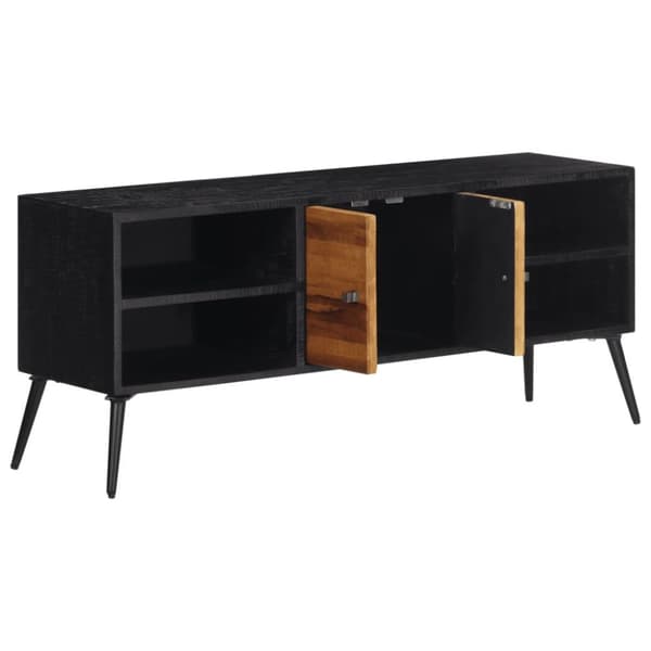 The Living Store tv-bord 112x31x45 cm massivt genbrugsteak -  TV-møbler