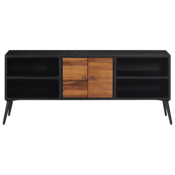The Living Store tv-bord 112x31x45 cm massivt genbrugsteak -  TV-møbler