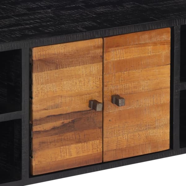 The Living Store tv-bord 112x31x45 cm massivt genbrugsteak -  TV-møbler
