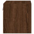 Pikkukuva 10 / 11: The Living Store TV-seinäkaappi LED-valoilla ruskea tammi 30x28,5x30 cm -  TV-tasot