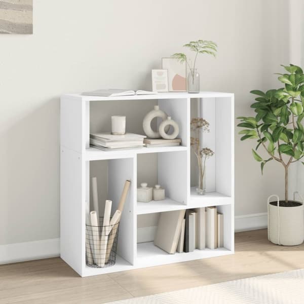 The Living Store tv-borde 2 stk. 75x30x50 cm konstrueret træ hvid -  TV-møbler