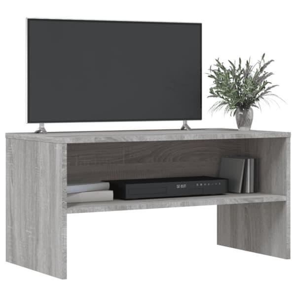 The Living Store Tv-bänk grå sonoma 80x40x40 cm konstruerat trä - TV-bänkar