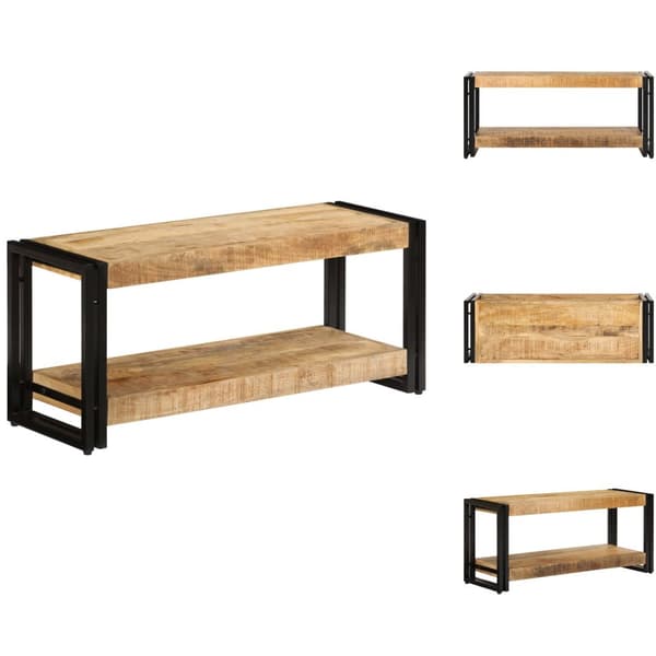 TV-møbler - Living tv-skab massivt mangotræ 90 x 30 x 40 cm
