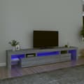 Miniatyrbild 2 av 11: TV-bänkar - Living TV-bänk med LED-belysning grå sonoma 215x36,5x40 cm