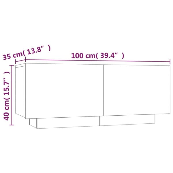 TV-tasot - Living TV-taso savutammi 100x35x40 cm tekninen puu
