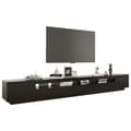 Miniatyrbild 7 av 11: TV-bänkar - Living TV-bänk med LED-belysning svart 300x35x40 cm