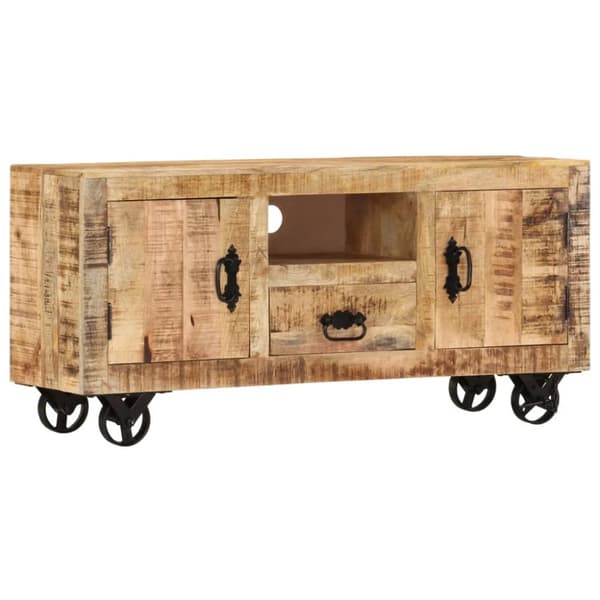 TV-møbler - Living tv-skab 110x30x50 cm ru mangotræ