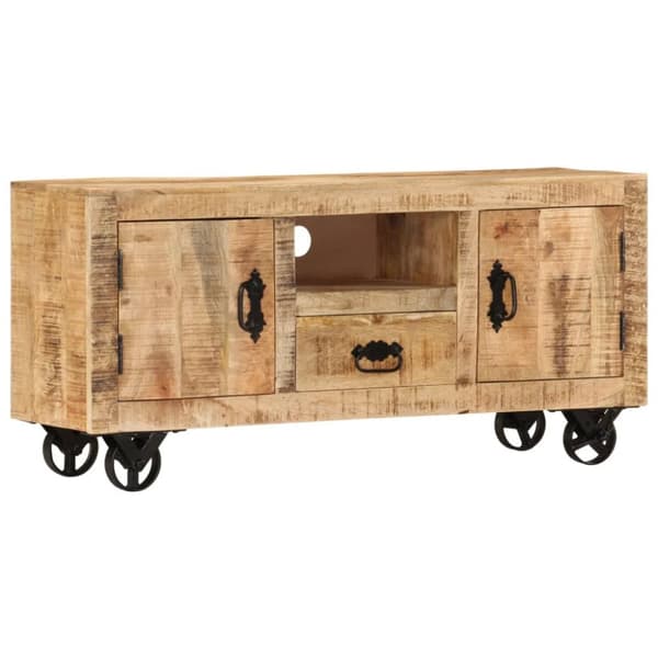 TV-møbler - Living tv-skab 110x30x50 cm ru mangotræ