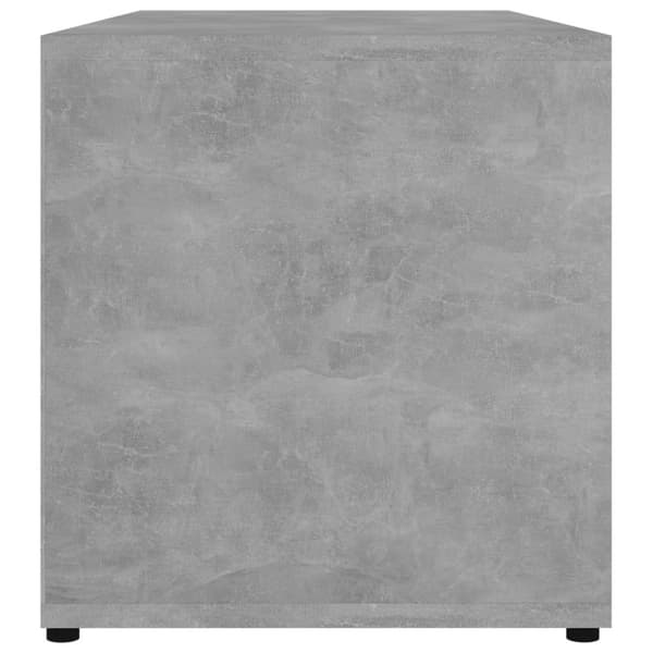 TV-bänkar - Living Tv-bänk betonggrå 80x34x36 cm konstruerat trä