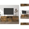 Pikkukuva 1 / 8: TV-tasot - Living TV-taso savutammi 140x35x40 cm tekninen puu