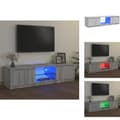 Pikkukuva 1 / 11: TV-tasot - Living TV-taso LED-valoilla harmaa Sonoma 140x40x35,5 cm