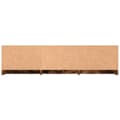 Miniatyrbillede 6 af 8: TV-møbler - Living tv-bord 140x40x35,5 cm konstrueret træ røget egetræsfinish
