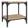 Miniatyrbillede 3 af 10: TV-møbler - Living tv-bord 40x33x41 cm konstrueret træ og stål sonoma-eg