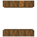 Pikkukuva 3 / 11: TV-tasot - Living TV-kaapit 4 kpl savutammi 80x30x30 cm tekninen puu