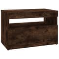 Miniatyrbillede 9 af 11: TV-møbler - Living tv-bord med LED-lys 60x35x40 cm røget eg