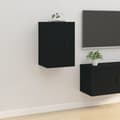 Pikkukuva 2 / 11: TV-tasot - Living Seinäkiinnitettävä TV-taso musta 40x34,5x60 cm
