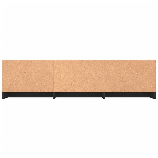 TV-møbler - Living tv-bord 140x40x35,5 cm konstrueret træ sort