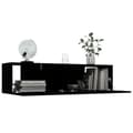 Miniatyrbillede 4 af 9: TV-møbler - Living tv-bord 120x30x30 cm konstrueret træ sort