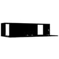 Miniatyrbillede 6 af 9: TV-møbler - Living tv-bord 120x30x30 cm konstrueret træ sort