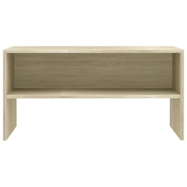 TV-møbler - Living tv-bord 80x40x40 cm konstrueret træ sonoma-eg