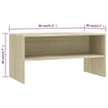 Miniatyrbillede 7 af 7: TV-møbler - Living tv-bord 80x40x40 cm konstrueret træ sonoma-eg