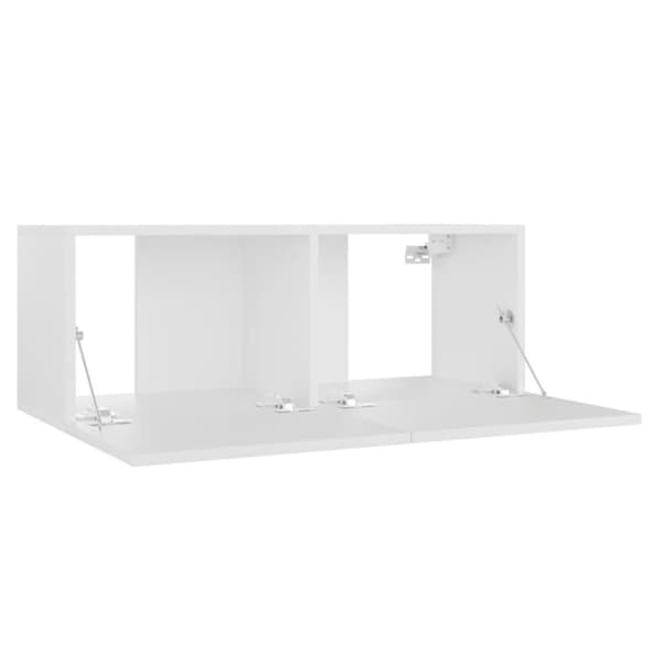 TV-tasot - Living TV-taso valkoinen 80x30x30 cm tekninen puu