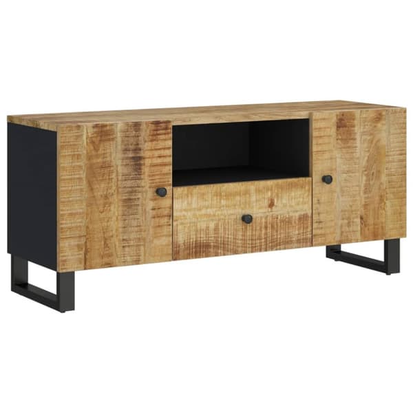 TV-bänkar - Living TV-skåp 105x33,5x46 cm massivt mangoträ och konstruerat trä